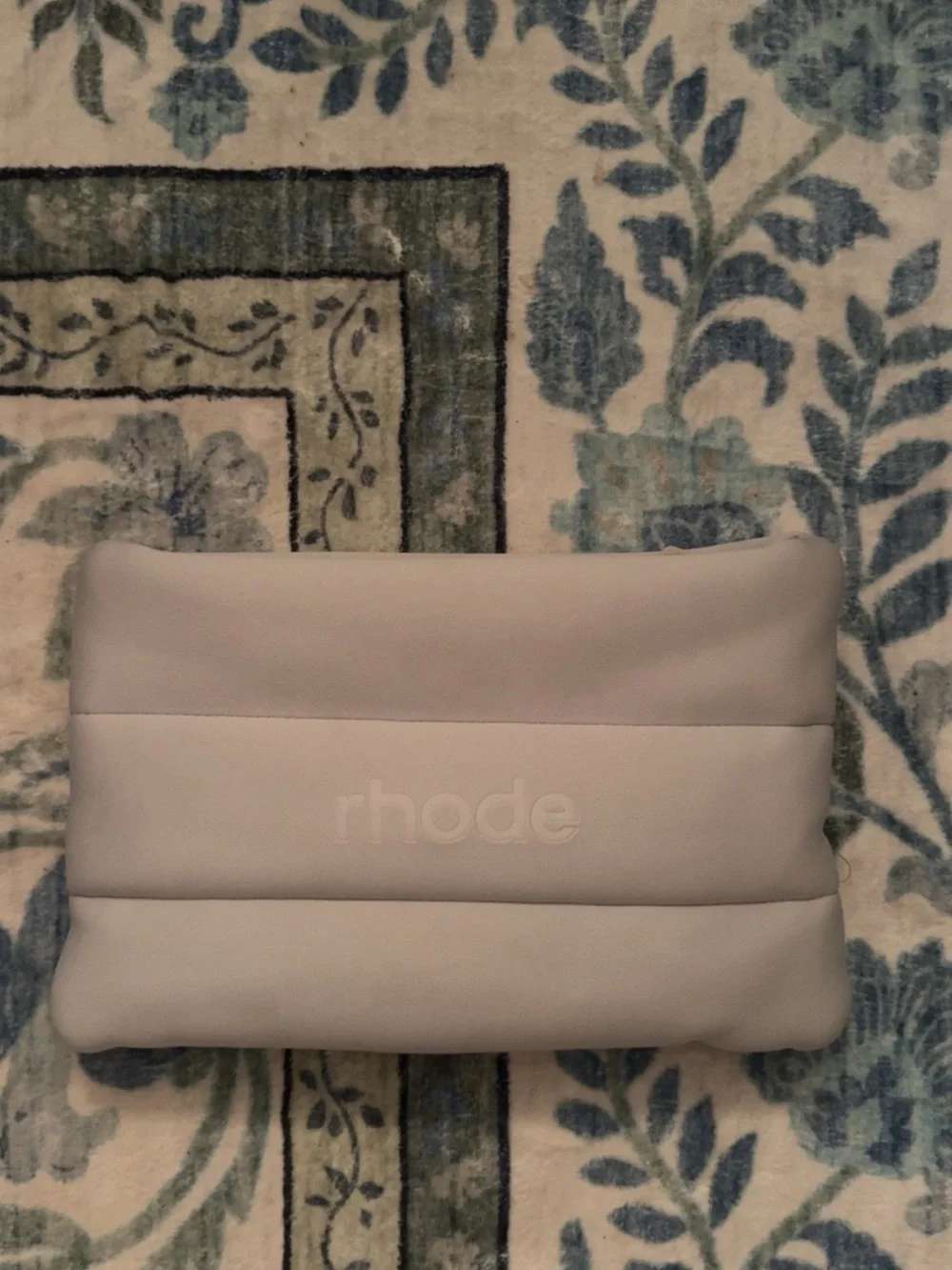 RHODE large bubble bag gray cosmetic makeup bag